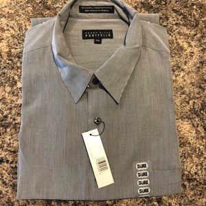 Men’s Perry Ellis gray dress shirt